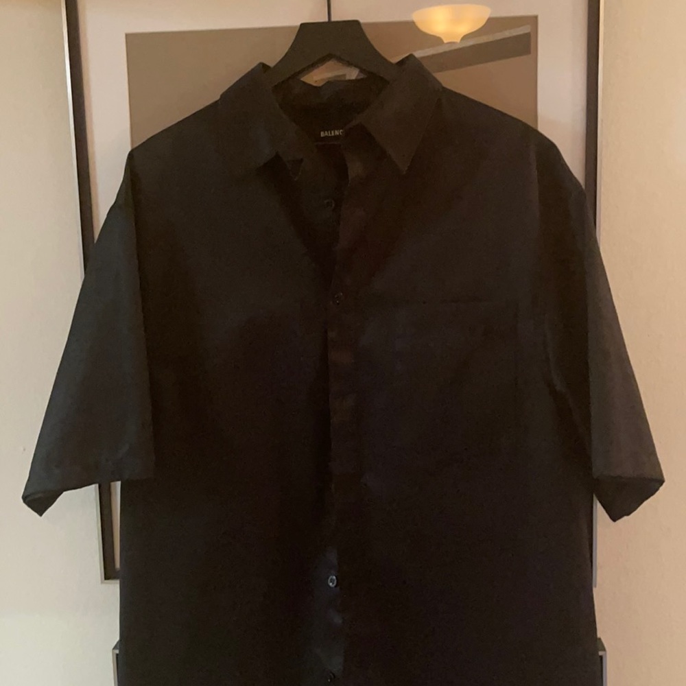Heavy cotton short sleeve shirt by Balenciaga